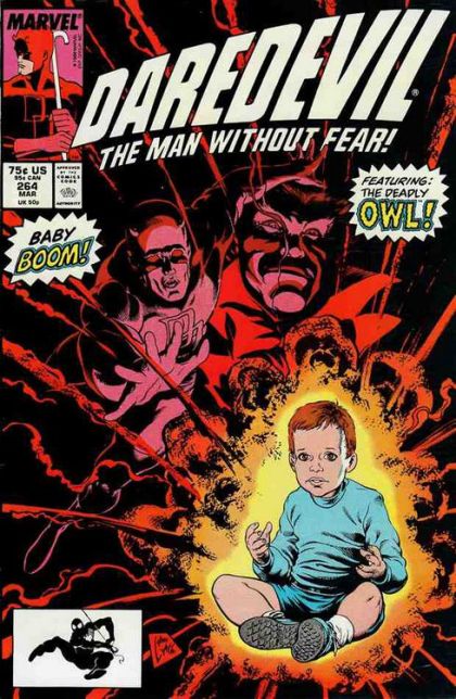 Daredevil, Vol. 1 Baby Boom! |  Issue#264A | Year:1988 | Series: Daredevil | Pub: Marvel Comics | Direct Edition
