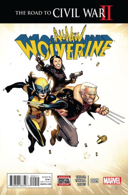 All-New Wolverine Civil War II |  Issue#9A | Year:2016 | Series:  | Pub: Marvel Comics | Regular Bengal Cover