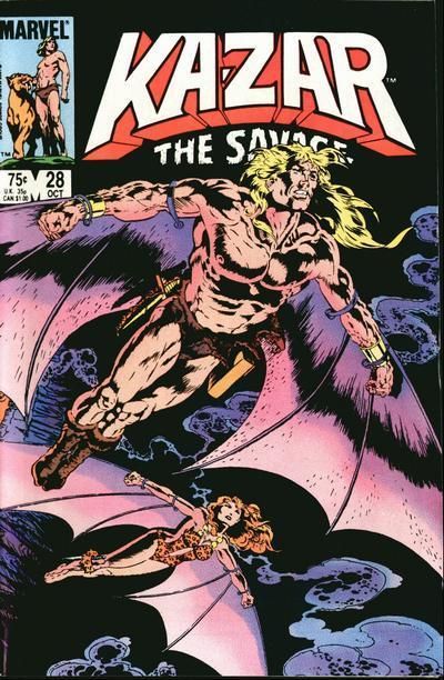 Ka-Zar, Vol. 3 Trouble in Paradise |  Issue#28A | Year:1983 | Series: Ka-Zar | Pub: Marvel Comics | Direct Edition