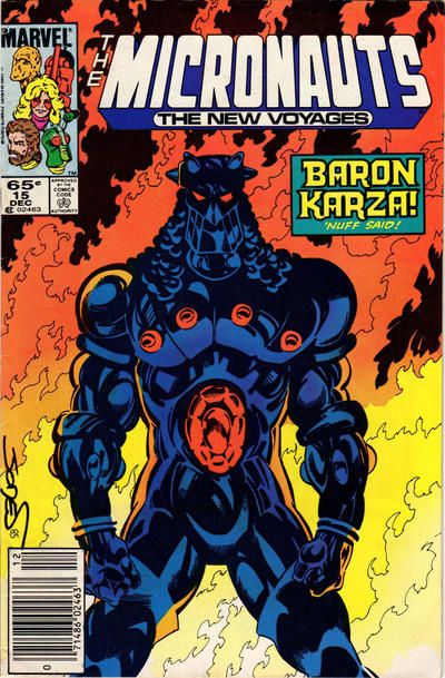 Micronauts, Vol. 2 Dancer From The Dance |  Issue#15B | Year:1985 | Series: Micronauts | Pub: Marvel Comics | Newsstand Edition
