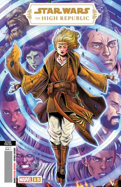 Star Wars: The High Republic, Vol. 1 Jedi's End, Chapter 5: The Fall |  Issue#15D | Year:2022 | Series: Star Wars - High Republic | Pub: Marvel Comics | 2nd Printing Phil Noto