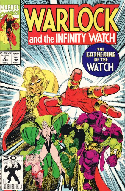 Warlock and the Infinity Watch Gathering the Watch! |  Issue