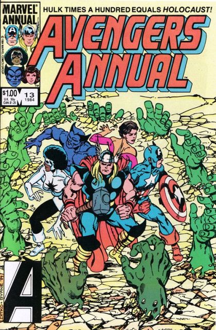 The Avengers, Vol. 1 Annual "In Memory Yet Green!" |  Issue#13A | Year:1984 | Series: Avengers | Pub: Marvel Comics | Direct Edition