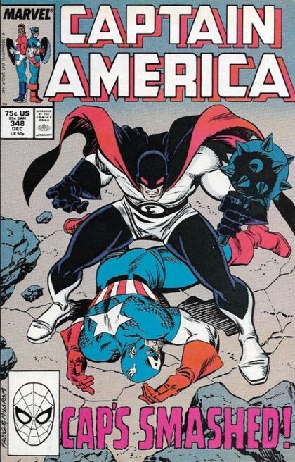 Captain America, Vol. 1 Out of Commission |  Issue#348A | Year:1988 | Series: Captain America | Pub: Marvel Comics | Direct Edition