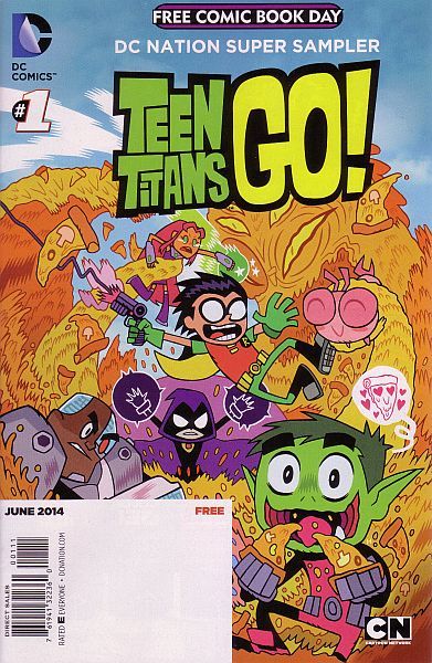 Free Comic Book Day 2014 (Teen Titans Go!) Food Fright |  Issue# | Year:2014 | Series:  | Pub: DC Comics |
