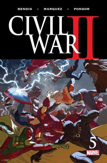 Civil War II Civil War II  |  Issue#5A | Year:2016 | Series:  | Pub: Marvel Comics | Regular Marko Djurdjevic Cover