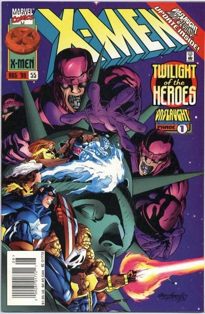 X-Men, Vol. 1 Onslaught - Invasion |  Issue#55B | Year:1996 | Series: X-Men | Pub: Marvel Comics |