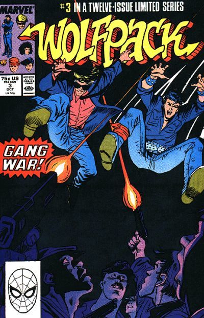 Wolfpack Throwdown |  Issue#3A | Year:1988 | Series:  | Pub: Marvel Comics |