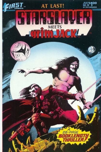 Starslayer, Vol. 1 Blood And Thunder |  Issue#18 | Year:1984 | Series: Starslayer | Pub: First Comics |