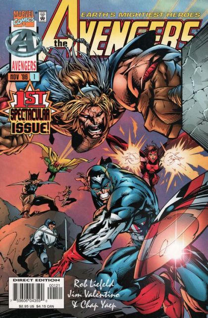 The Avengers, Vol. 2 Awaken the Thunder! |  Issue#1C | Year:1996 | Series: Avengers | Pub: Marvel Comics | Chap Yaep Variant