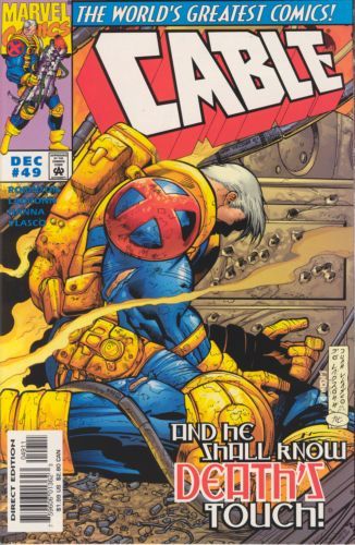 Cable, Vol. 1 The Hellfire Hunt, Part 2: Weary Knights & Shabby Paladins |  Issue#49A | Year:1997 | Series:  | Pub: Marvel Comics | Direct Edition