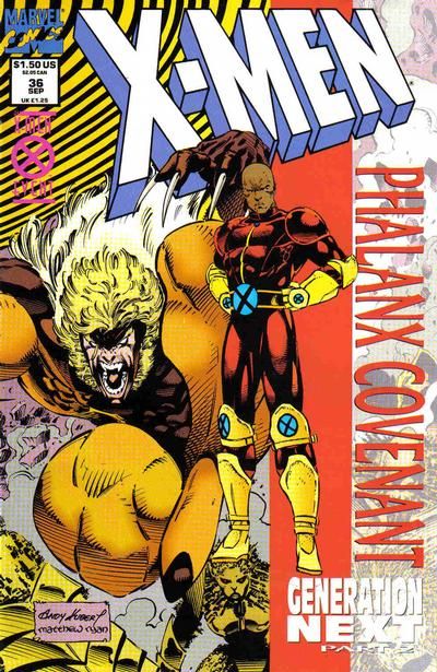 X-Men, Vol. 1 Phalanx Covenant: Generation Next - Part 2: Drop The Leash |  Issue#36A | Year:1994 | Series: X-Men | Pub: Marvel Comics |