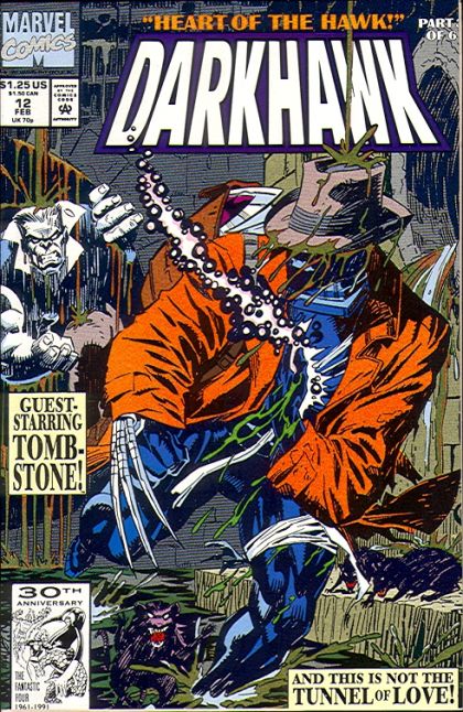 Darkhawk, Vol. 1 Heart Of The Hawk, Part 3: Masks |  Issue#12A | Year:1992 | Series: Darkhawk | Pub: Marvel Comics | Direct Edition