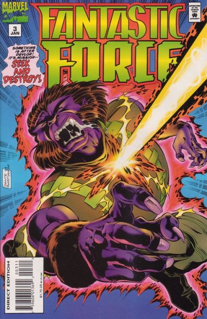 Fantastic Force, Vol. 1 Seek and Ye Shall Find! |  Issue#3A | Year:1994 | Series: Fantastic Four | Pub: Marvel Comics | Direct Edition