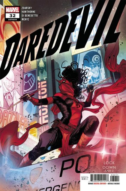 Daredevil, Vol. 6 Lockdown, Part 2 |  Issue#32A | Year:2021 | Series: Daredevil | Pub: Marvel Comics | Regular Cover by Marco Checchetto