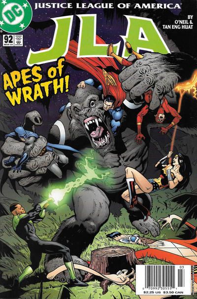 JLA Extinction, Part 2: The Lesson |  Issue#92B | Year:2004 | Series: JLA | Pub: DC Comics | Newsstand Edition