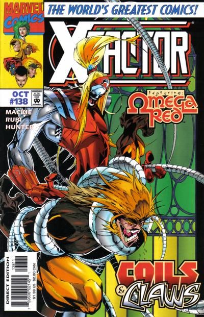 X-Factor, Vol. 1 Fear Walks Amongst Us |  Issue#138A | Year:1997 | Series: X-Factor | Pub: Marvel Comics | Direct Edition
