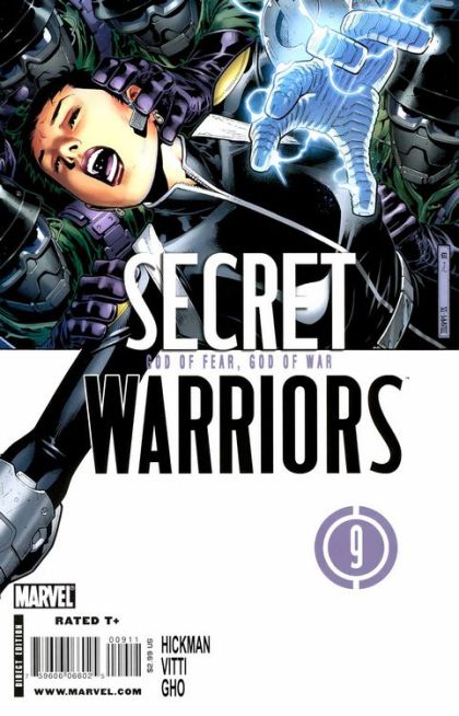 Secret Warriors God of Fear, God of War, Part Three |  Issue#9A | Year:2009 | Series:  | Pub: Marvel Comics | Direct Edition