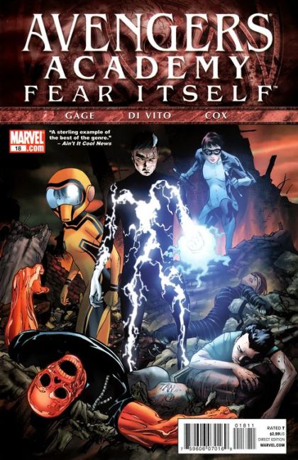 Avengers Academy Fear Itself - Bad Guys |  Issue#18A | Year:2011 | Series: Avengers | Pub: Marvel Comics | Direct Edition