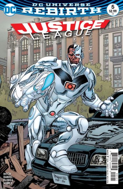 Justice League, Vol. 2 The Extinction Machine, Finale |  Issue#5B | Year:2016 | Series: Justice League | Pub: DC Comics | Yanick Paquette Variant Cover