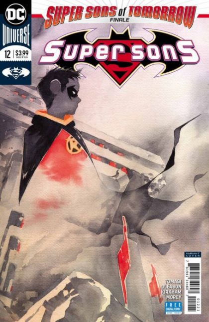 Super Sons Super Sons of Tomorrow - Super Sons of Tomorrow, Part 4: Last Minute Saved |  Issue#12B | Year:2018 | Series:  | Pub: DC Comics | Variant Dustin Nguyen Cover