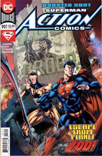 Action Comics, Vol. 3 Booster Shot, Part V |  Issue#997A | Year:2018 | Series: Superman | Pub: DC Comics | Brett Booth Regular