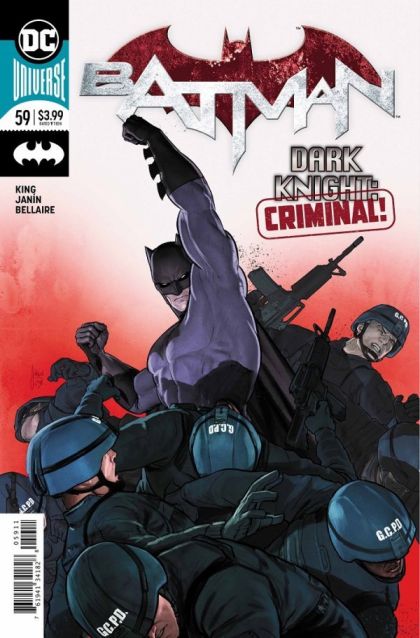 Batman, Vol. 3 The Tyrant Wing, Part 2 |  Issue#59A | Year:2018 | Series: Batman | Pub: DC Comics | Mikel Janin Regular Cover