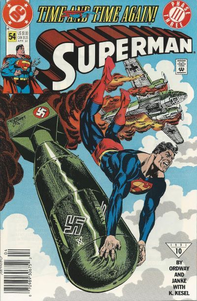 Superman, Vol. 2 Time and Time Again - The Warsaw Ghetto |  Issue#54B | Year:1991 | Series: Superman | Pub: DC Comics | Newsstand Edition