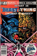 What If, Vol. 1 What if the Thing Had Continued to Mutate? / What if the Beast Had Truly Become a Beast? / What if Galactus Had Turned the Silver Surfer Back into Norrin Radd? |  Issue