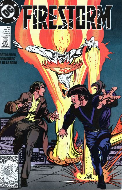 Firestorm, the Nuclear Man, Vol. 2 (1982-1990) Souls Of Fire |  Issue#84A | Year:1989 | Series: Firestorm | Pub: DC Comics | Direct Edition