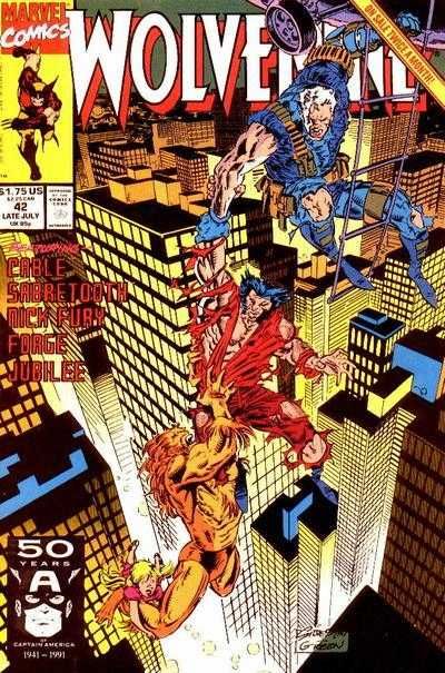 Wolverine, Vol. 2 Papa Was A Rolling Stone! |  Issue#42A | Year:1991 | Series: Wolverine | Pub: Marvel Comics | Direct Edition