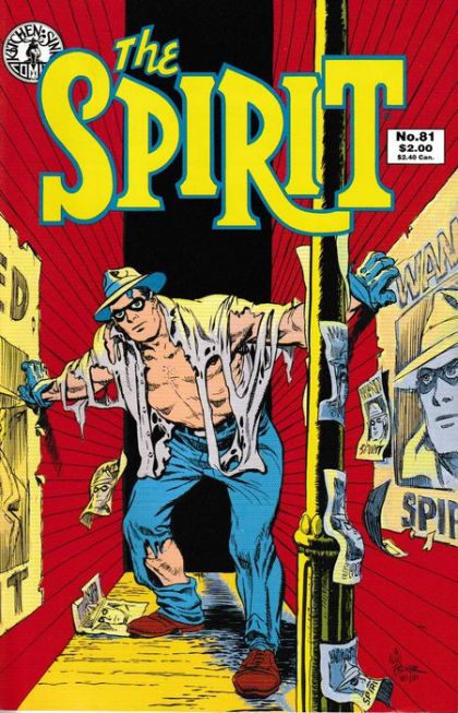 The Spirit (1983-1992) Dolan Walks a Beat / Staple Springs / Water / Links Robbery |  Issue#81 | Year:1991 | Series: The Spirit | Pub: Kitchen Sink Press |