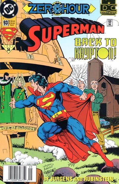 Superman, Vol. 2 Zero Hour - Home! |  Issue