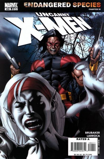 Uncanny X-Men, Vol. 1 Endangered Species - The Extremists, Part Four |  Issue#490A | Year:2007 | Series: X-Men | Pub: Marvel Comics | Salvador Larroca Regular