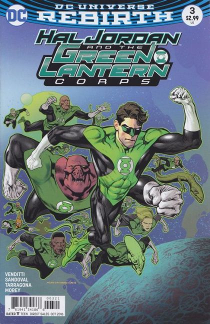 Hal Jordan and the Green Lantern Corps Sinestro's Law, Part 3: Innocents Lost |  Issue#3B | Year:2016 | Series: Green Lantern | Pub: DC Comics | Kevin Nowlan Variant Cover