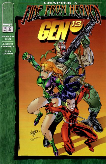 Gen 13, Vol. 2 (1995-2002) Fire From Heaven - Chapter 3: Rumble In Gamorra |  Issue#10A | Year:1996 | Series: Gen 13 | Pub: Image Comics | J. Scott Campbell Regular