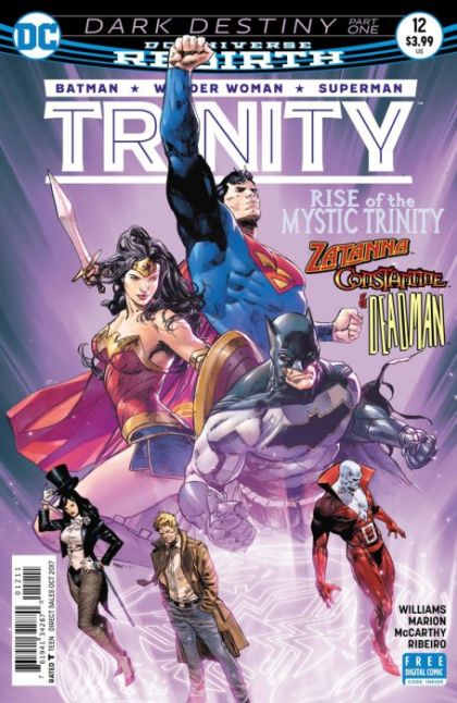 Trinity, Vol. 2 Dark Destiny, Part One |  Issue#12A | Year:2017 | Series:  | Pub: DC Comics | Regular Clay Mann Cover