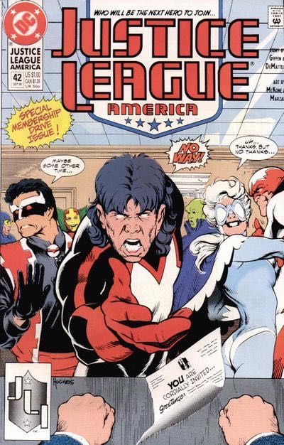 Justice League / International / America Solicitations |  Issue#42A | Year:1990 | Series: Justice League | Pub: DC Comics |