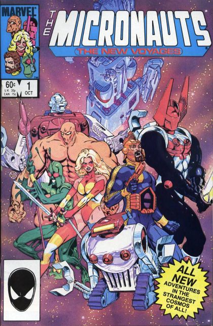 Micronauts, Vol. 2 Shadow of the Makers |  Issue#1A | Year:1984 | Series: Micronauts | Pub: Marvel Comics | Direct Edition
