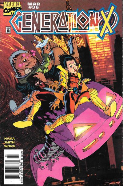 Generation X, Vol. 1 Strange Doings |  Issue#36B | Year:1998 | Series: Generation X | Pub: Marvel Comics | Newsstand Edition