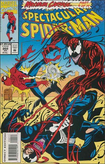 The Spectacular Spider-Man, Vol. 1 Maximum Carnage - Maximum Carnage, The Turning Point |  Issue#202A | Year:1993 | Series: Spider-Man | Pub: Marvel Comics |