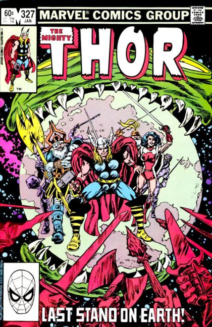 Thor, Vol. 1 This Battleground Earth |  Issue#327A | Year:1982 | Series: Thor | Pub: Marvel Comics | Direct Edition