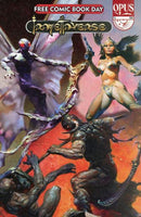 Free Comic Book Day 2023 (Frazettaverse) Enter: The Norseman / Mothman / Dawn Attack |  Issue