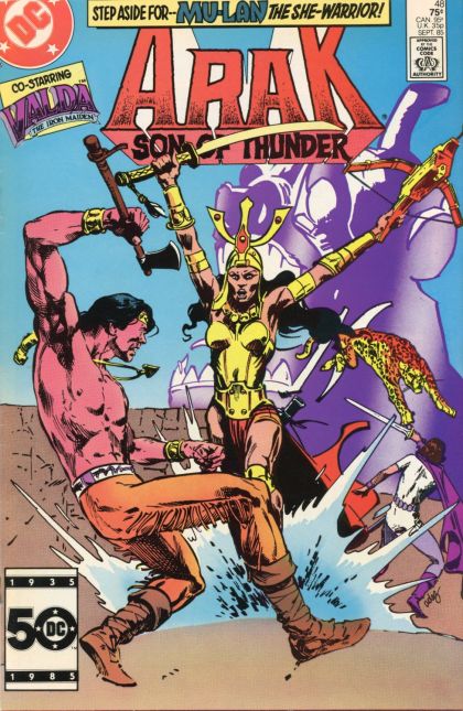 Arak Dragon Slayers For Hire |  Issue#48A | Year:1985 | Series:  | Pub: DC Comics | Direct Edition