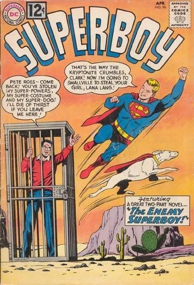 Superboy, Vol. 1 The New Boy Of Steel! |  Issue#96 | Year:1962 | Series: Superboy | Pub: DC Comics |