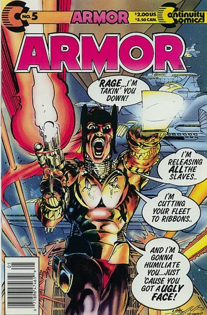 Armor, Vol. 1 (1985-1992) Chapter V in the Amazing Origin of... Silver Streak and Armor |  Issue#5B | Year:1985 | Series:  | Pub: Continuity Comics |