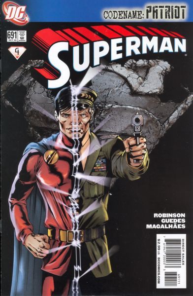 Superman, Vol. 1 World Without Superman - Codename: Patriot, Part 4: Powers and Weakness |  Issue#691A | Year:2009 | Series: Superman | Pub: DC Comics | Direct Edition