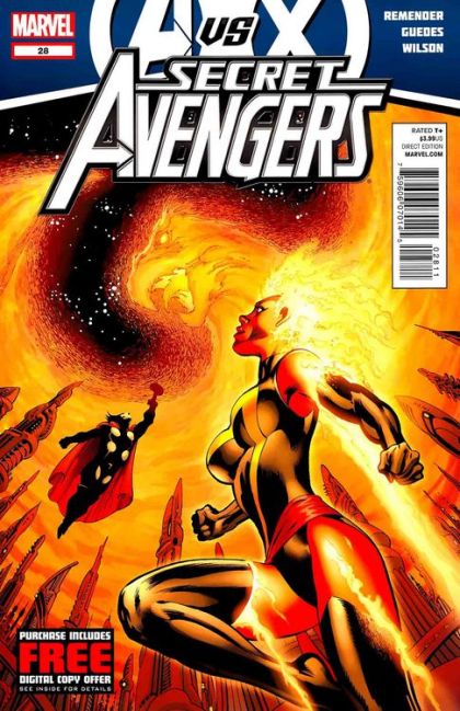 Secret Avengers, Vol. 1 AvX  |  Issue#28A | Year:2012 | Series: Avengers | Pub: Marvel Comics | Regular Alan Davis Cover