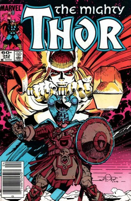 Thor, Vol. 1 The Last Viking |  Issue#342B | Year:1984 | Series: Thor | Pub: Marvel Comics | Newsstand Edition