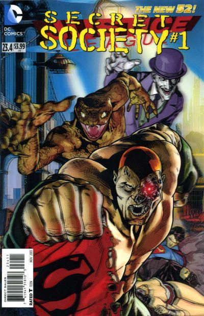 Justice League, Vol. 1 Forever Evil - Secret Society: The Wild Card |  Issue#23.4A | Year:2013 | Series: Justice League | Pub: DC Comics | 3D Cover